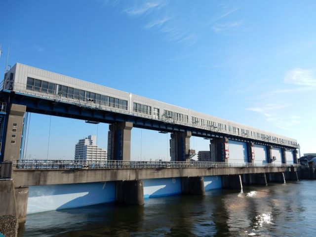 江戸川　水門