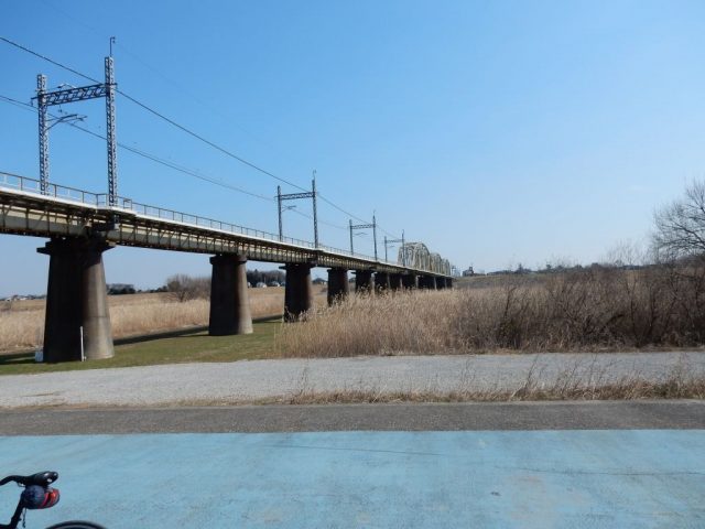 江戸川サイクリングロード 鉄橋