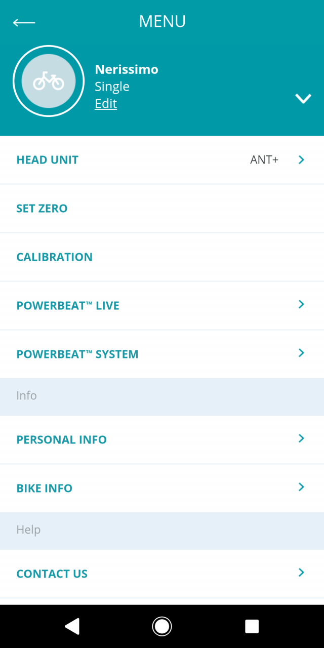 Watterm Powerbeat キャリブレーション　スマホアプリ