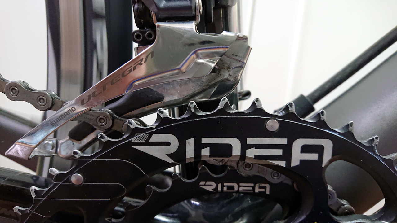 RIDEA Power Ring(W2T)を取り付けました（楕円） | ロードバイク好きの