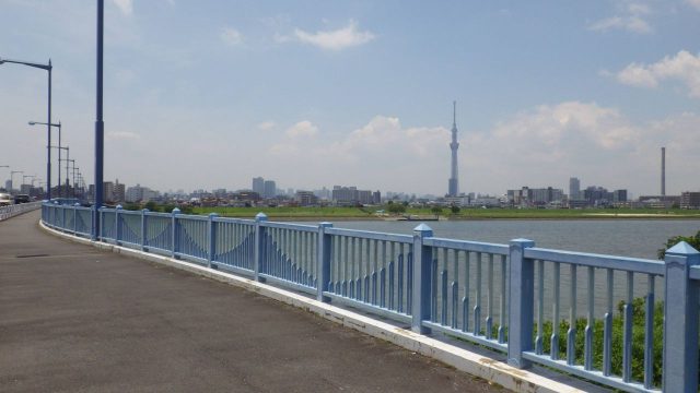 荒川サイクリングロード　平井大橋