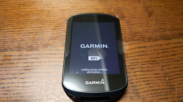 Garmin Edge 530の初期設定をしてみました