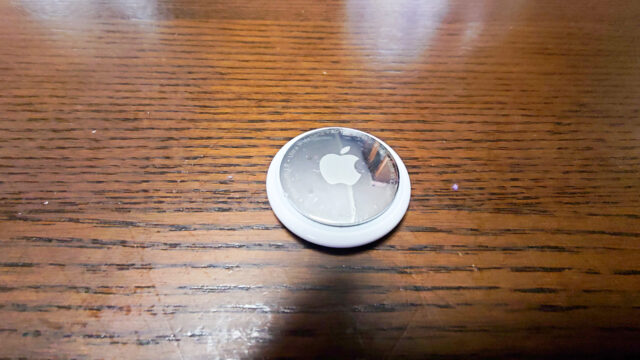 Apple AirTagの電池が無くなったので交換しました
