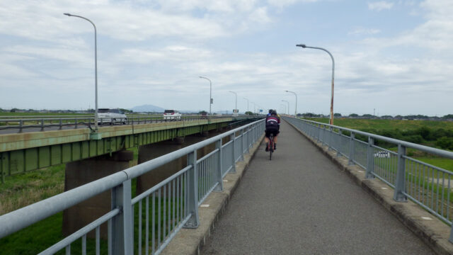 江戸川サイクリングロード　グループライド　関宿城　宝珠花橋