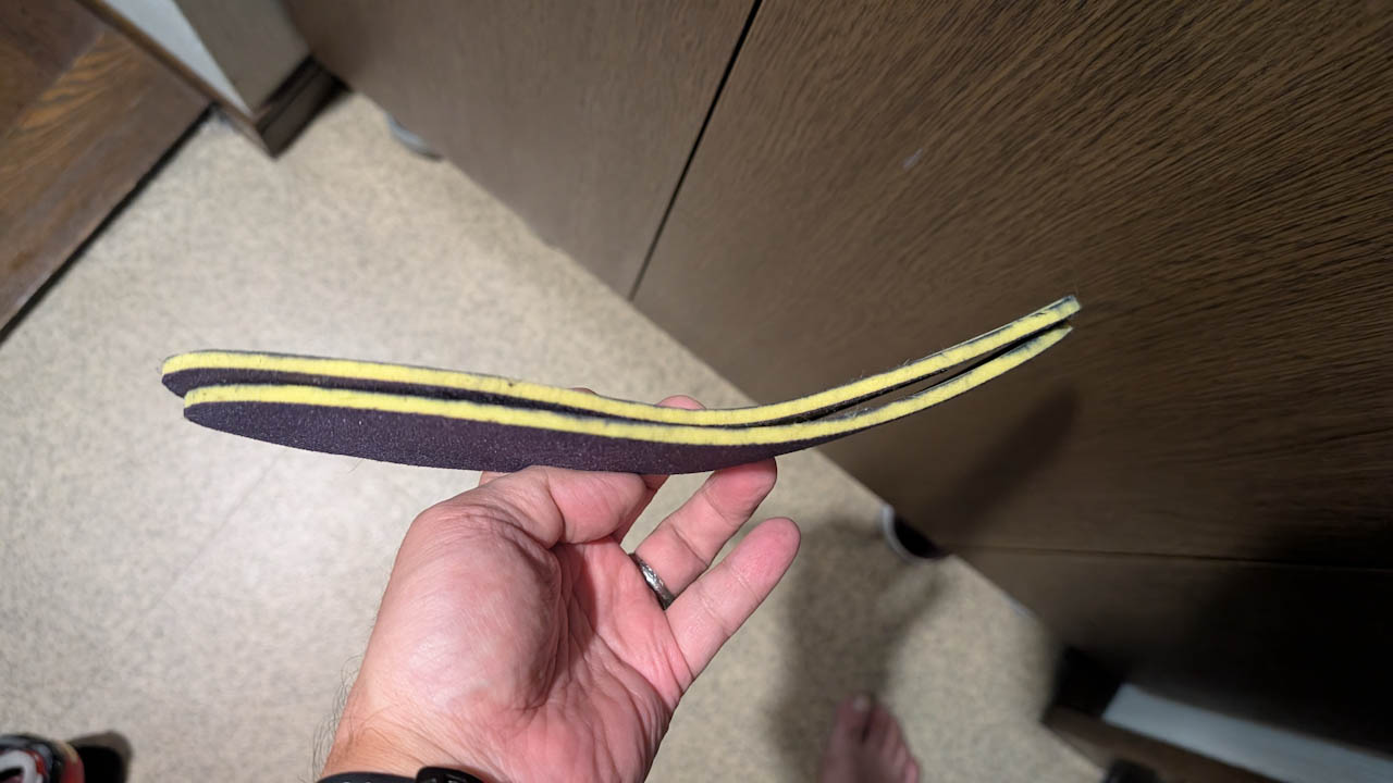 足裏の痛さの軽減にシューズの中敷きを柔らかくしてもダメでした