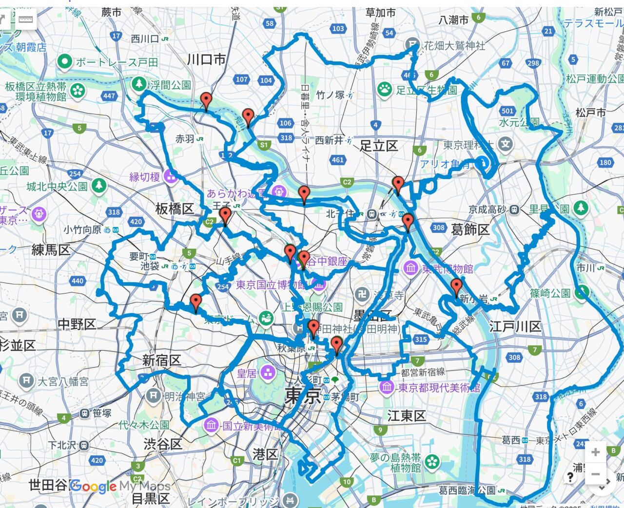 豊島区一周ライドをしてきました