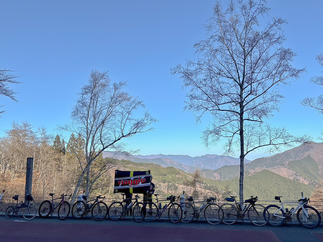 クラブライドで都民の森に行ってきました