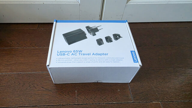 Lenovoの65W USBアダプターが激安だったので買ってみました