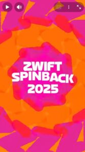 SpingBack2025(Zwift)の動画が来てました
