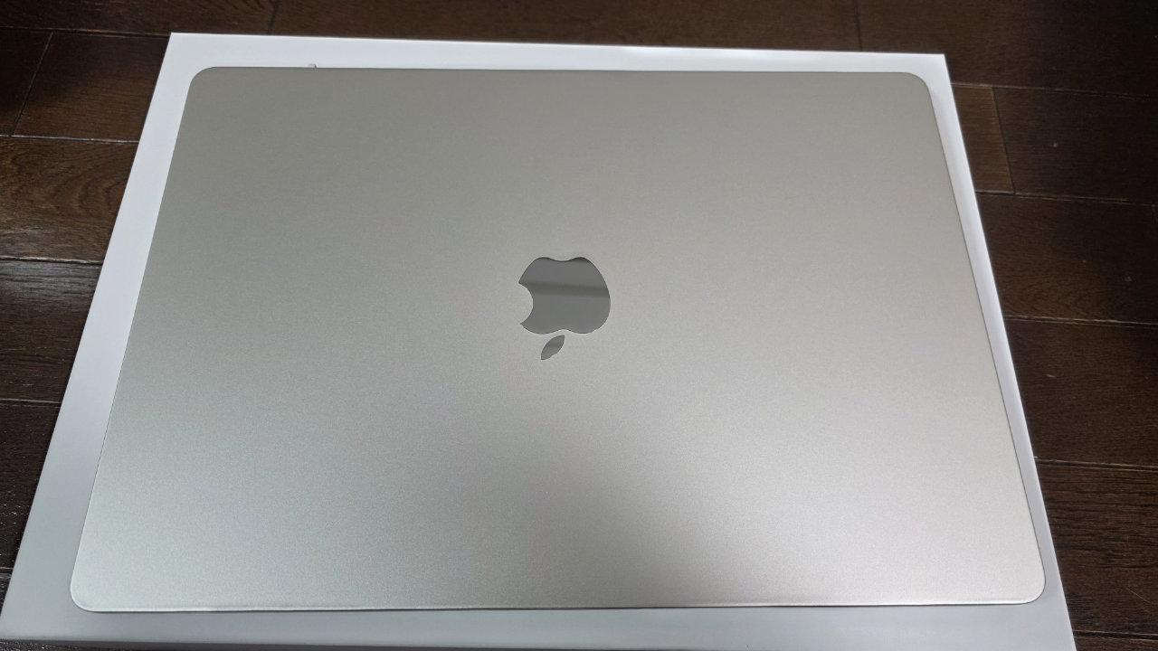 MacBook Air M5到着したので開封しました