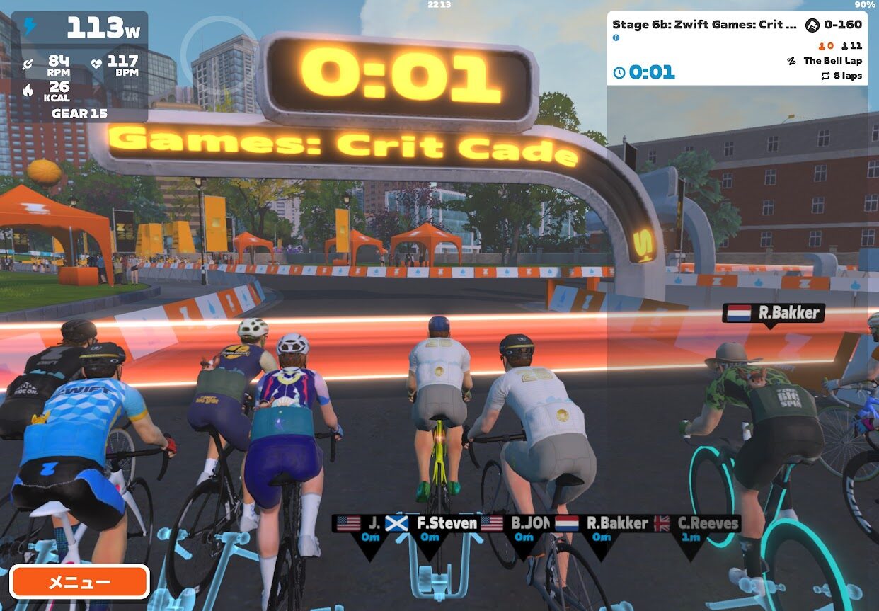Zwift Gamesが終わりました