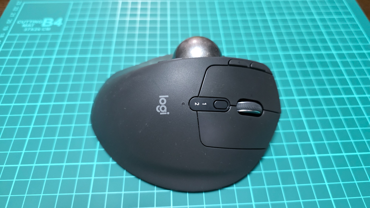 Logicool MX ERGOのボタンを消音化してみた