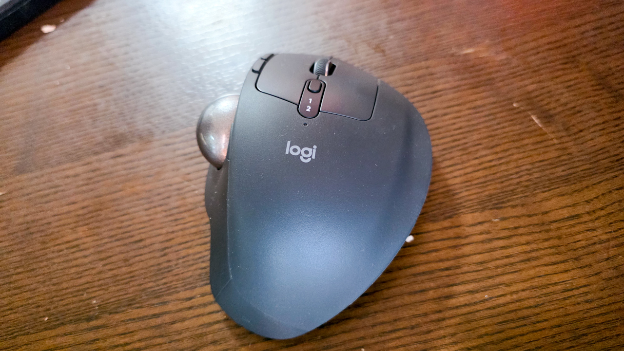 Logicool MX ERGOのボタンを消音化してみた
