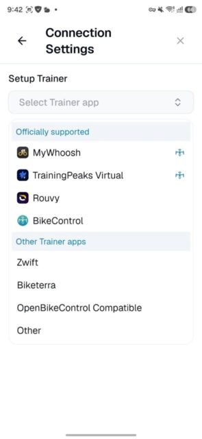 BikeControlアプリを使ってみました