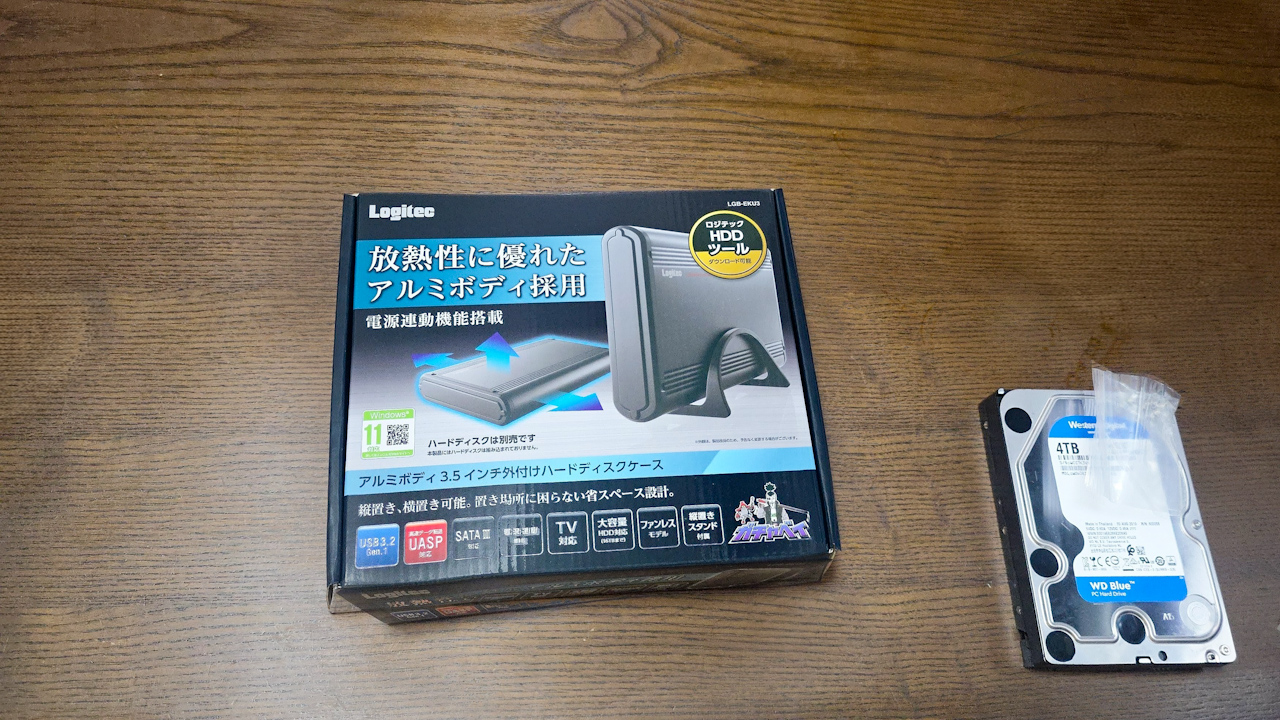 壊れたUSB HDDから中身をレスキューして利用