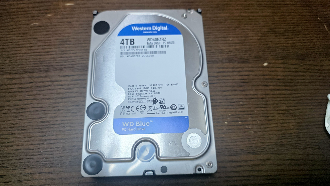 壊れたUSB HDDから中身をレスキューして利用