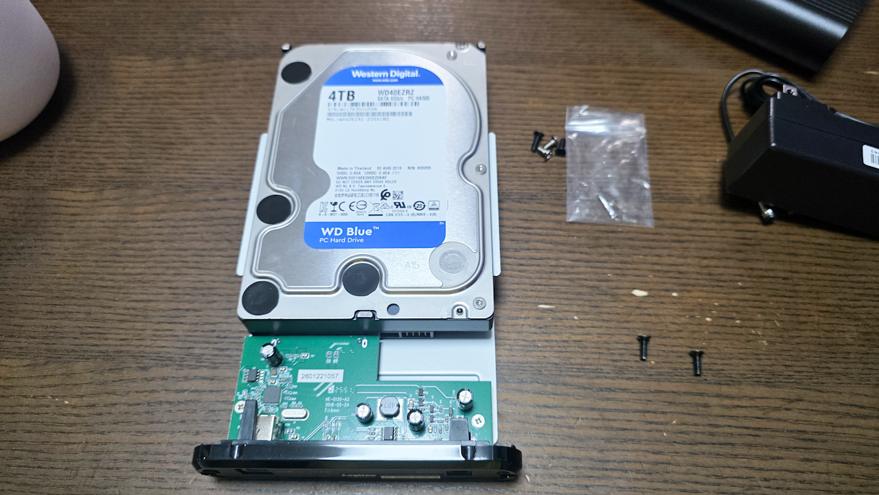 壊れたUSB HDDから中身をレスキューして利用