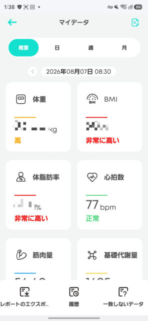 Anker Eufy  Smart Scale P2 Proスマート体重計を買ってみました