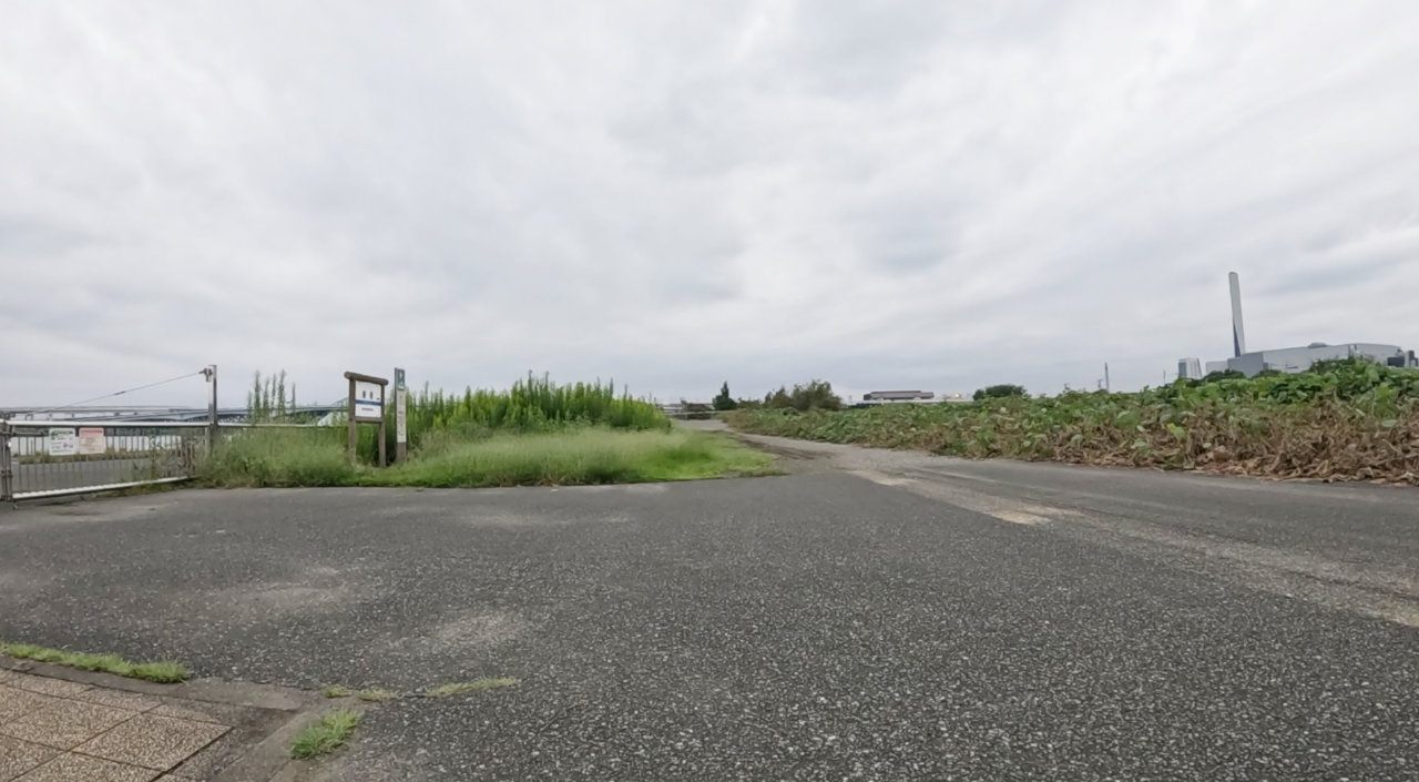 荒サイで水たまりライド